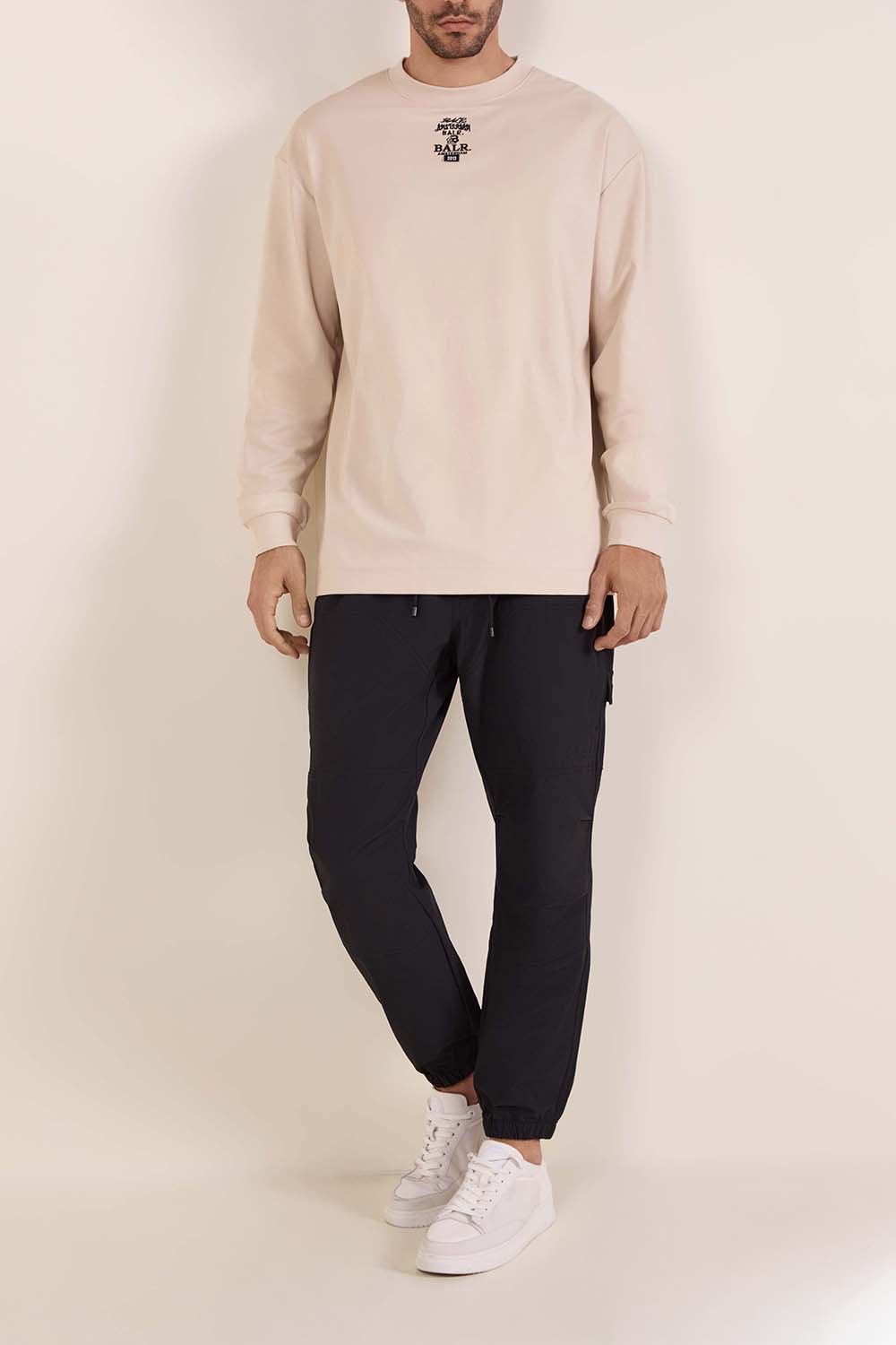 חולצת טי ארוכה משוחררת